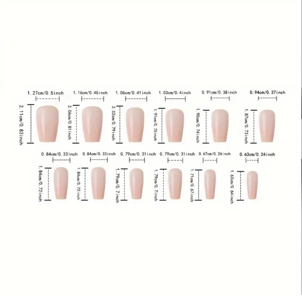 24 Piece Hombre Press On Nails - Picture 4 of 8